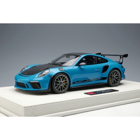 Porsche 911 (991.2) GT3 RS Weissach-pakket (Miami Blue) 1/18 Make-Up Eidolon Make Up - 1