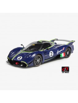 Pagani Huayra R (Blue Carbon) 1/18 LCD Models  - 1