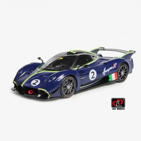 Pagani Huayra R (Carbon Blu) 1/18 LCD Models  - 1