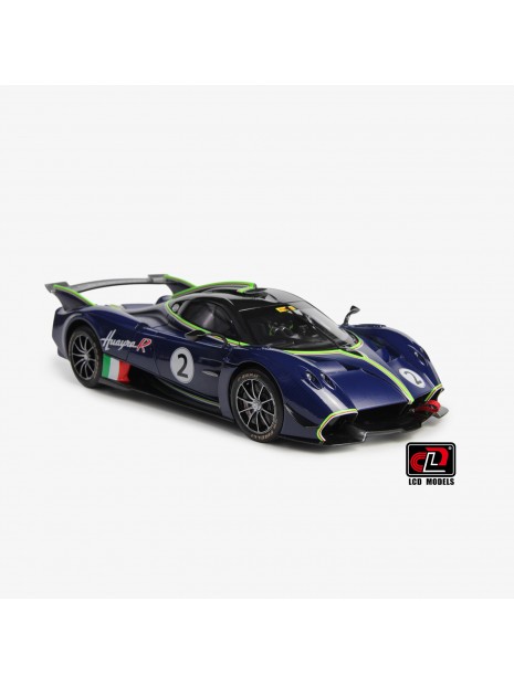 Pagani Huayra R (Carbon Blau) 1/18 LCD Models  - 3
