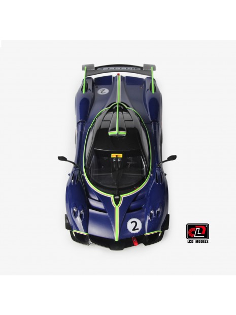 Pagani Huayra R (Carbon Blau) 1/18 LCD Models  - 5