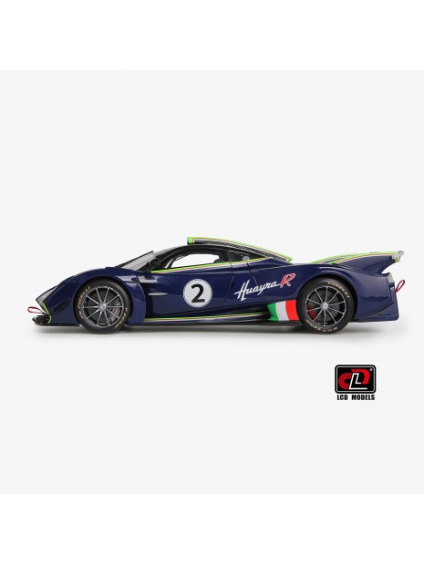 Pagani Huayra R (Carbon Blau) 1/18 LCD Models  - 8
