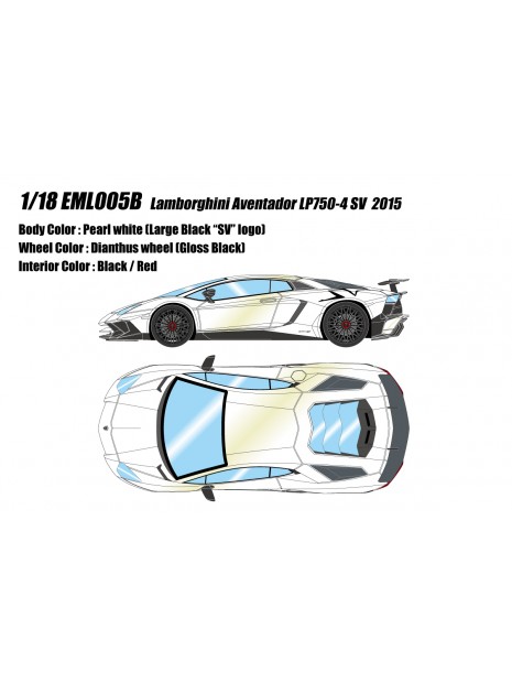 Lamborghini Aventador SV 1/18 Make-Up Eidolon Make Up - 9