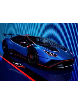 Lamborghini Huracan STJ (Blu Eliadi) 1/18 MR Collection MR Collection - 1