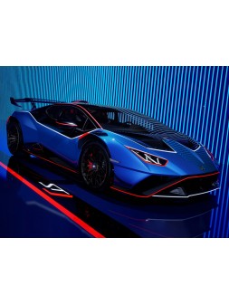 Lamborghini Huracan STJ (Blu Eliadi) 1/18 MR Collection MR Collection - 1