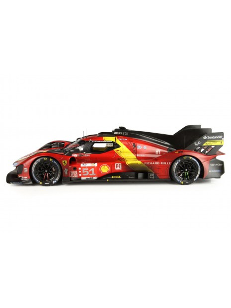 Ferrari 499P No.51 Vainqueur Le Mans 2023 "Dirty" 1/18 BBR BBR Models - 3