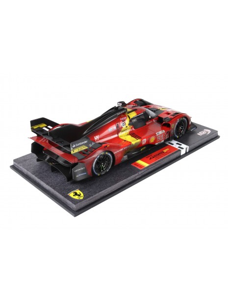 Ferrari 499P No.51 Vainqueur Le Mans 2023 "Dirty" 1/18 BBR BBR Models - 6