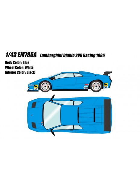 Lamborghini Diablo SVR Racing 1996 1/43 Make Up Eidolon Make Up - 1