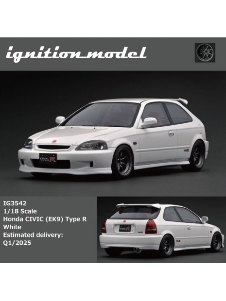 Honda Civic (EK9) Type R 1/18 Ignition Model Ignition Model - 4