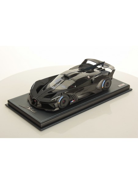 Bburago 1:43 Bugatti Bolide Année de construction 2020 bleu / carbone