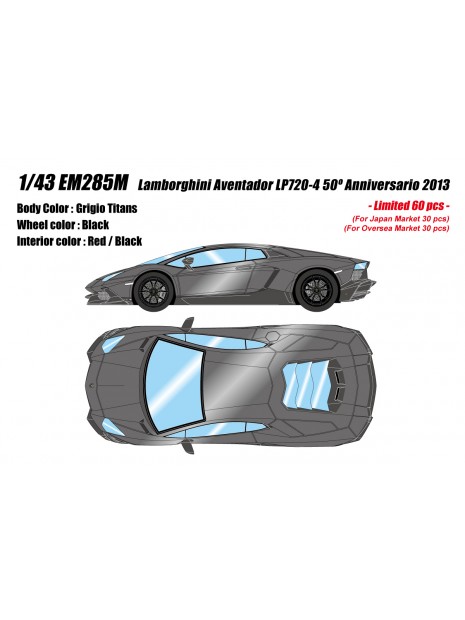 Lamborghini Aventador LP720-4 50º Anniversario 2013 1/43 Make Up Eidolon Make Up - 3