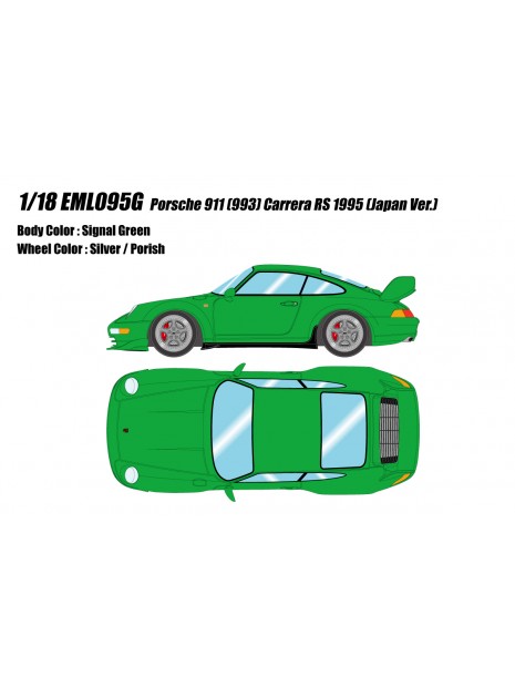 Porsche 911 (993) Carrera RS 1995 (Japan Ver.) 1/18 Make-Up Eidolon Make Up - 3