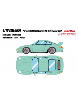Porsche 911 (993) Carrera RS 1995 (Japan Ver.) 1/18 Make-Up Eidolon Make Up - 1
