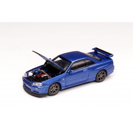 Nissan Skyline GT-R R34 V-Spec II 1/64 Motorhelix Motorhelix - 8