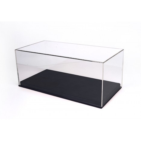 Plexiglasvitrine mit schwarzem Ledersockel 1/18 BBR BBR Models - 1