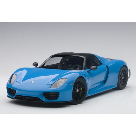 Pacchetto Porsche 918 Spyder Weissach (blu riviera) 1/18 AUTOart AUTOart - 1