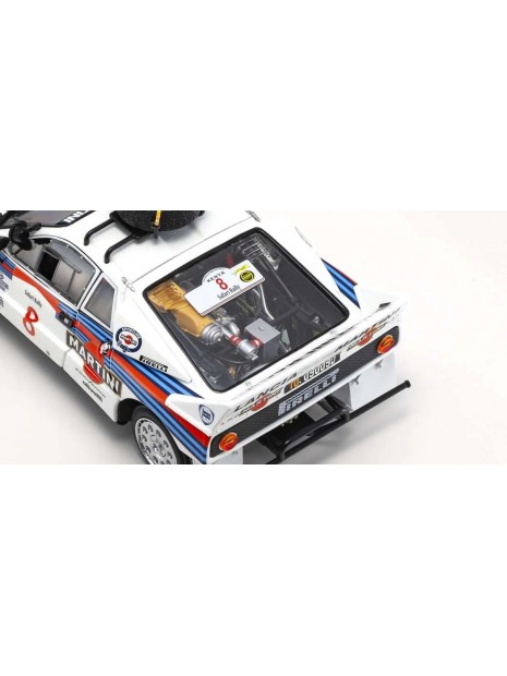 Lancia Rally 037 A.Bettega Safari Rally 1985 Nr.8 1/18 Kyosho Kyosho - 6