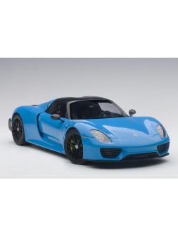 Porsche 918 Spyder Weissach Package (bleu riviera) 1/18 AUTOart AUTOart - 2