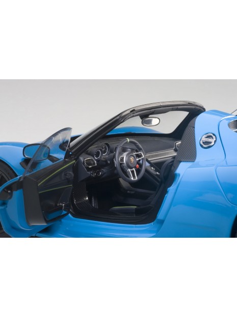 Porsche 918 Spyder Weissach Package (riviera blue) 1/18 AUTOart AUTOart - 10