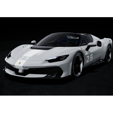 Ferrari 296 Speciale A (Grigio Squalo with Livery) 1/18 BBR BBR Models - 1