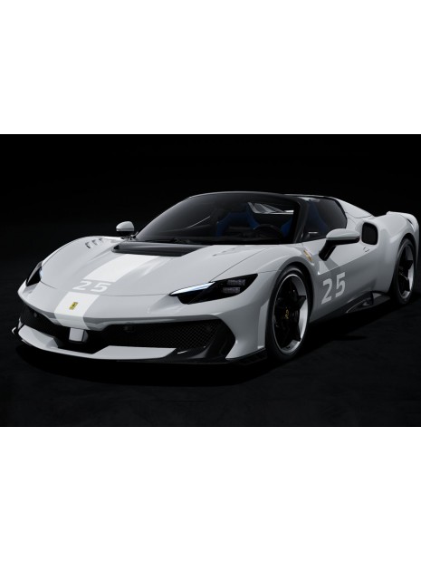 Ferrari 296 Speciale A (Grigio Squalo with Livery) 1/18 BBR BBR Models - 1