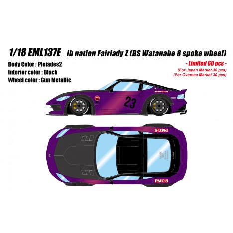 LB Nation Fairlady Z RZ34 (Pleiades2) 1/18 Make-Up Eidolon Make Up - 1