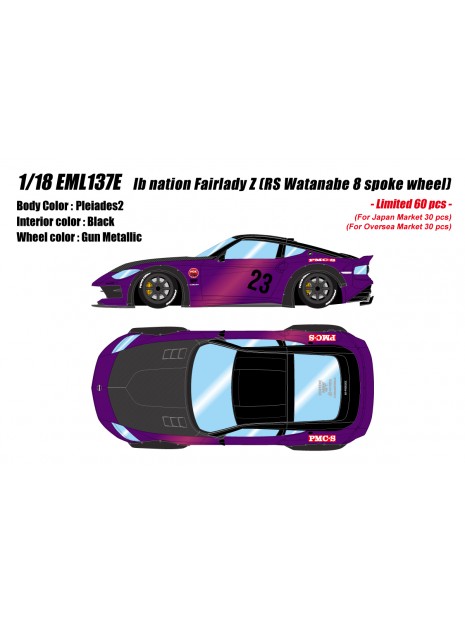 LB Nation Fairlady Z RZ34 (Pleiades2) 1/18 Make-Up Eidolon Make Up - 1