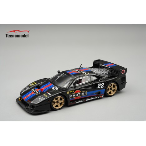 Ferrari F40 LM 1996 (Black Martini) 1/43 Tecnomodel Tecnomodel - 1