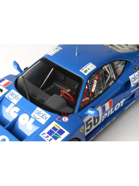 Ferrari F40 LM Le Mans 1996 Pilot Pen Racing 1/18 BBR BBR Models - 5