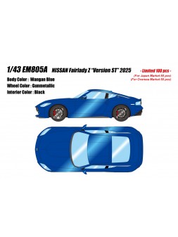 Nissan Fairlady Z (RZ34) Version ST 2025 (Wangan Blue) 1/43 Make Up Eidolon Make Up - 1