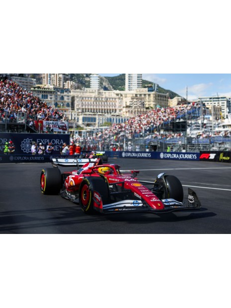 Ferrari SF25 Monaco livery for 75 years with Shell Hamilton 1/18 BBR BBR Models - 1