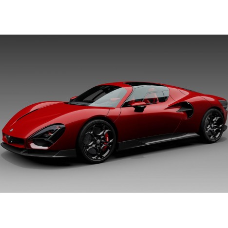 Alfa Romeo 33 Stradale (Rosso Alfa) 1/43 BBR BBR Models - 1