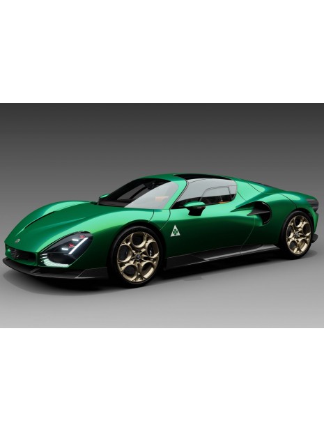 Alfa Romeo 33 Stradale (Verde Montreal) 1/43 BBR BBR Models - 1