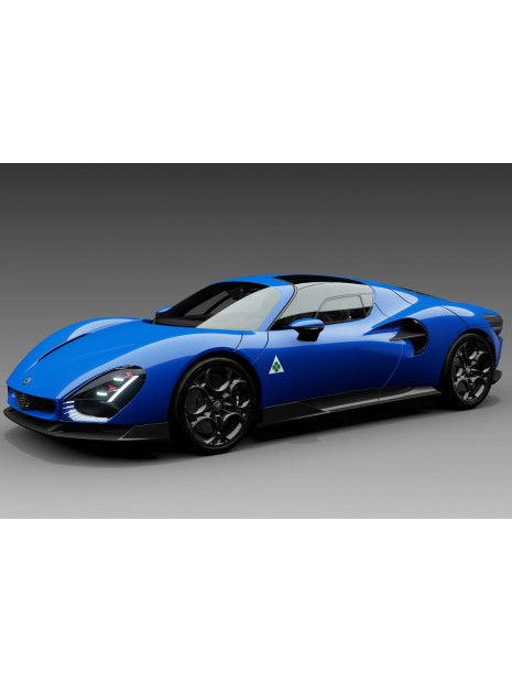 Alfa Romeo 33 Stradale (Blu reale) 1/43 BBR BBR Models - 1