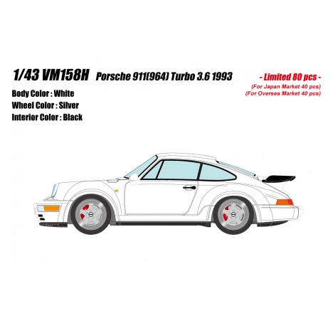 Porsche 911 (964) Turbo 3.6 1993 1/43 Make Up Vision Make Up - 1