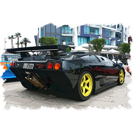 Lamborghini Diablo SVR Racing 1996 1/43 Make Up Eidolon Make Up - 2