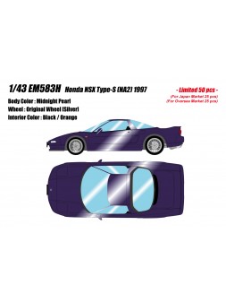 Honda NSX Type-S 1997 (Midnight Pearl) 1/43 Make Up Eidolon Make Up - 1