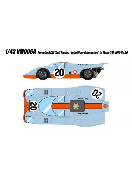 Porsche 917K "Gulf Racing - John Wyer Automotive" Le Mans 24h 1970 1/43 Make Up Vision Make Up - 10