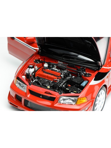 Mitsubishi Lancer Evolution VI 6.5 (Passion Red) 1/18 Motorhelix Motorhelix - 6