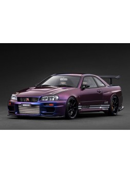 Top Secret 34GT-R BNR34 (Purple Metallic) 1/18 Ignition Model Ignition Model - 1