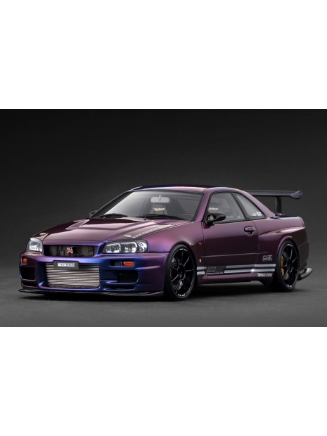 Top Secret 34GT-R BNR34 (Purple Metallic) 1/18 Ignition Model Ignition Model - 1