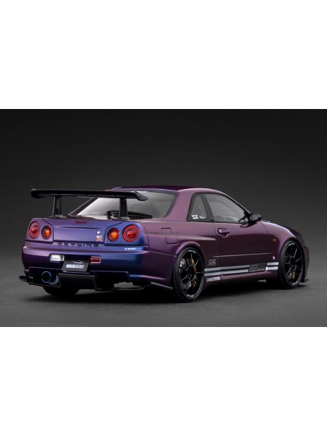 Top Secret 34GT-R BNR34 (Purple Metallic) 1/18 Ignition Model Ignition Model - 2