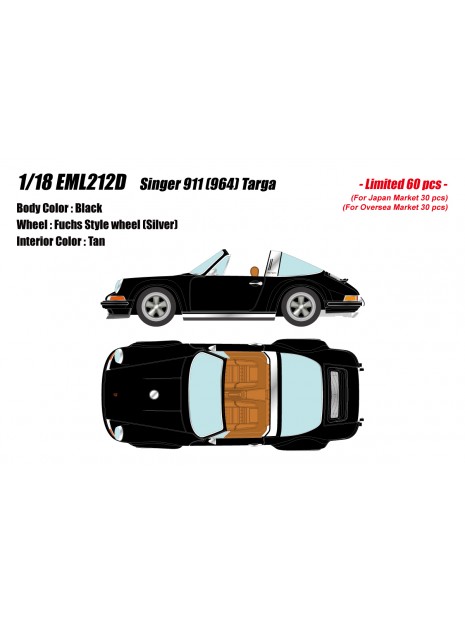 Singer 911 (964) Targa 1/18 Make Up Eidolon Make Up - 1