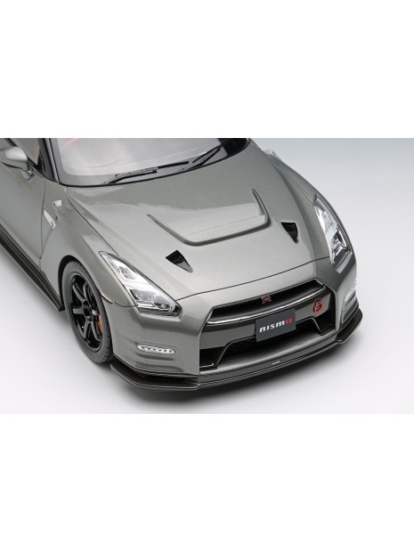 Nissan GT-R Nismo R35 CRS Version 2013 (Dark Metal Gray) 1/18 Make Up Eidolon Make Up - 3