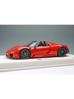 Porsche 918 Spyder Weissach package (Guards Red) 1/18 Make-Up Eidolon Make Up - 1