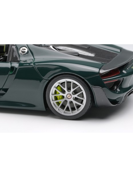 Porsche 918 Spyder Weissach Package (Brewster Green) 1/43 Make-Up Eidolon Make Up - 6