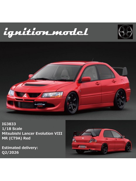 Mitsubishi Lancer Evolution VIII MR (CT9A) 1/18 Ignition Model Ignition Model - 4