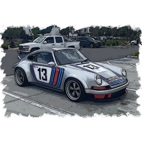 Singer DLS (Silver with Martini Stipe) 1/43 Make Up Eidolon Make Up - 2