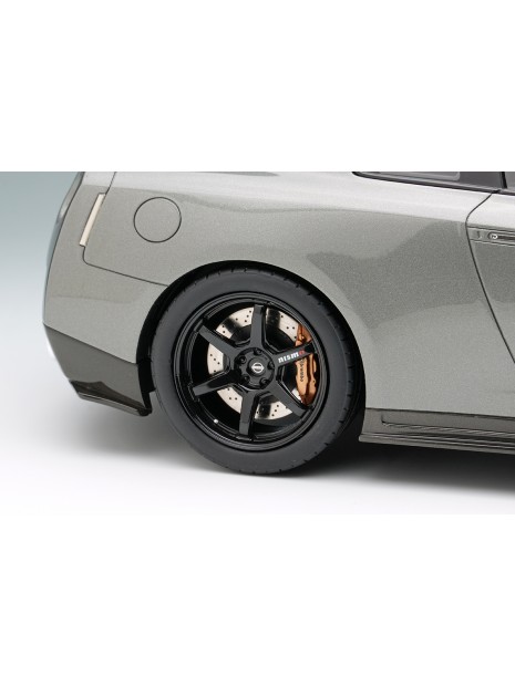 Nissan GT-R Nismo R35 CRS Version 2008 (Dark Metal Gray) 1/18 Make Up Eidolon Make Up - 6