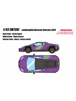 Lamborghini Huracan Sterrato 2024 (Verde Agave Matte) 1/43 Make Up Eidolon Make Up - 1
